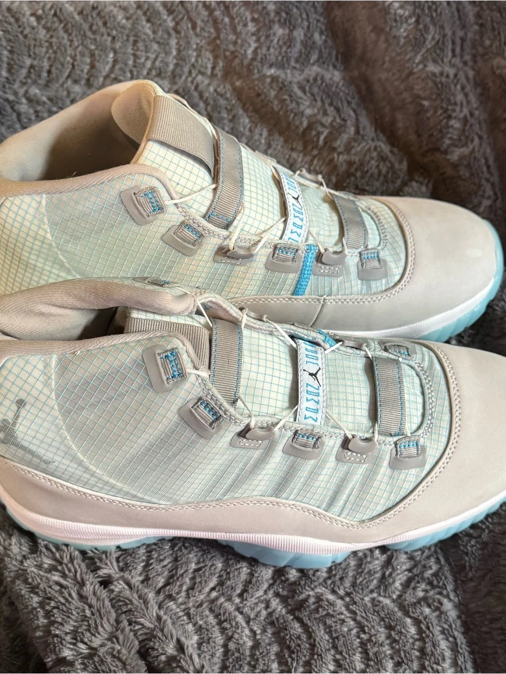 Air Jordan 11 Adapt Dark Powder Blue Self-Lacing Sneakers – Men’s Size 9